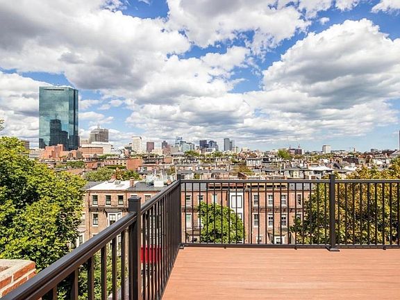 Private roof deck views