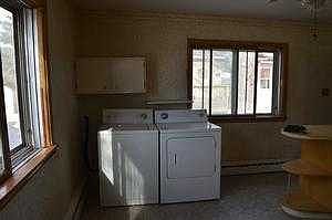 laundry area in kitchen