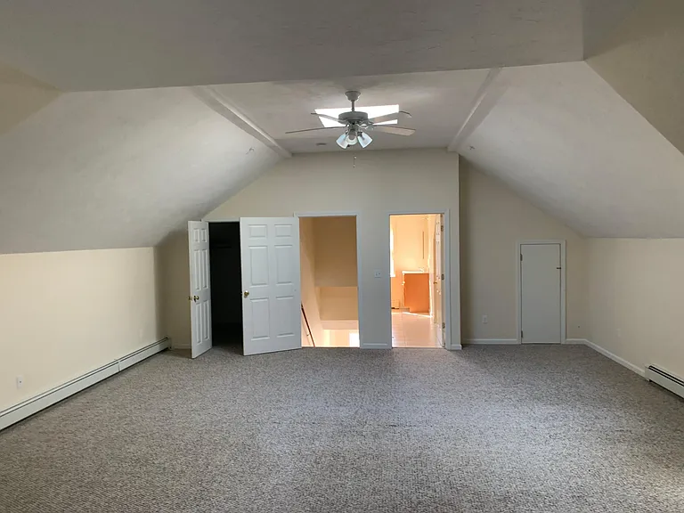 Huge master suite with it's own full bathroom and walk in closet