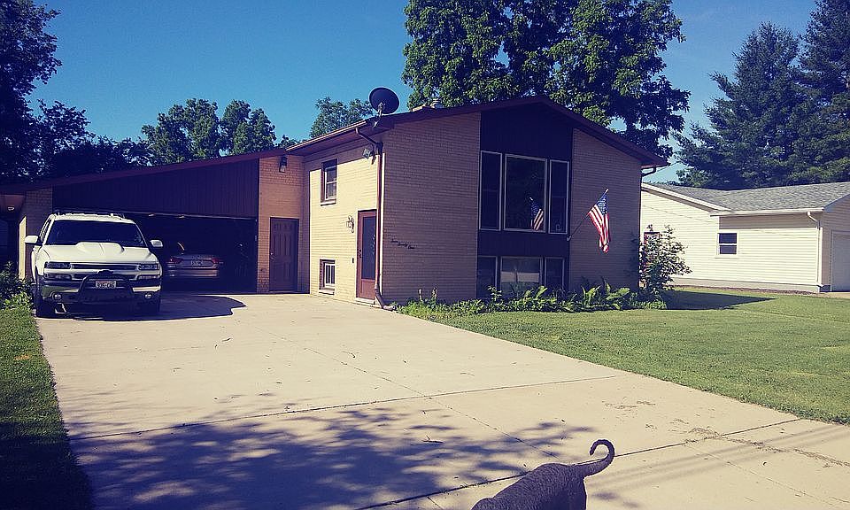 Large Concrete Driveway