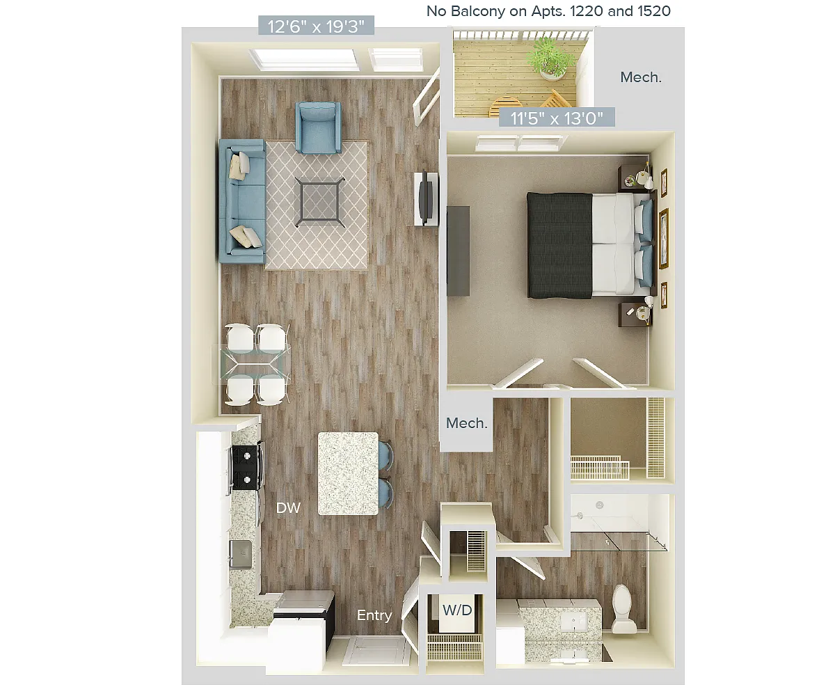 Floor plan AM19-800-AC