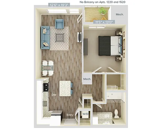 Floor plan AM19-800-AC