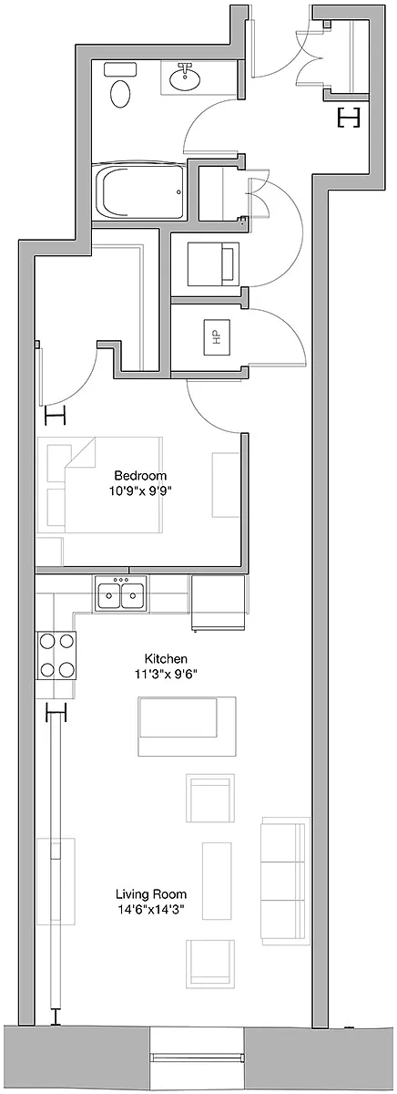 Floor plan Debuffet