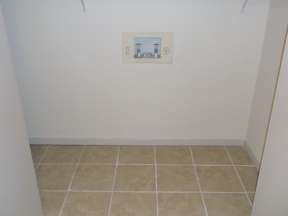 Washer and dryer connections