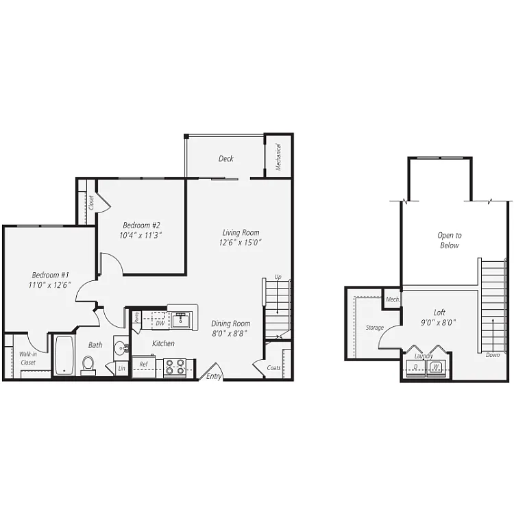 Floor plan B1 -Loft