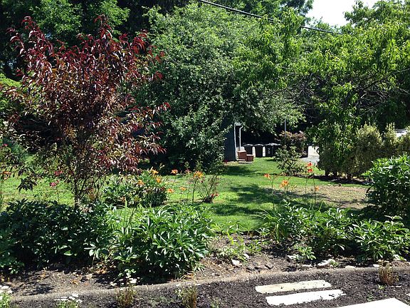 Rear yard and garden