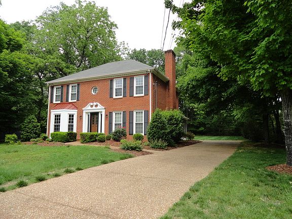 Nice long driveway to double garage.