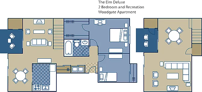 Floor plan The Elm Deluxe