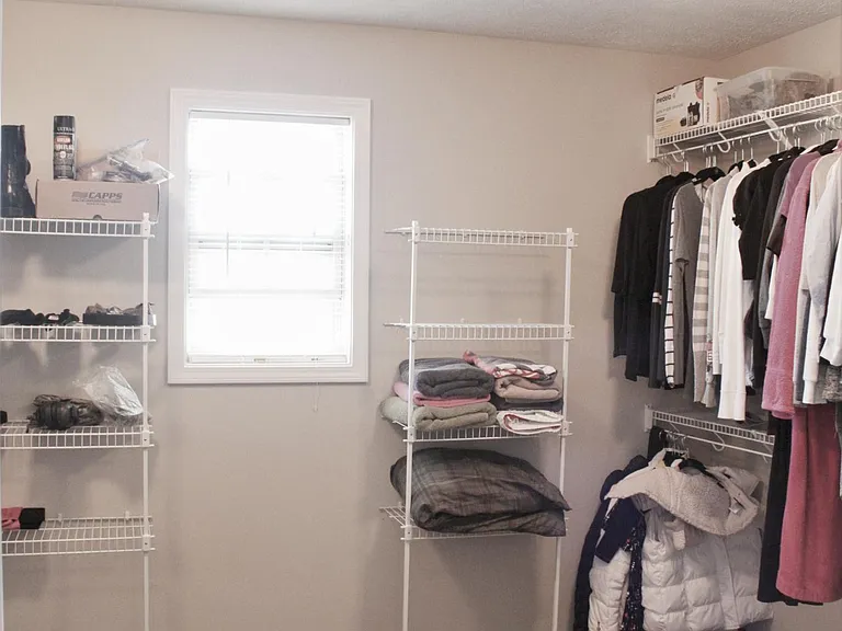 Huge walk-in-closet in Master Suite