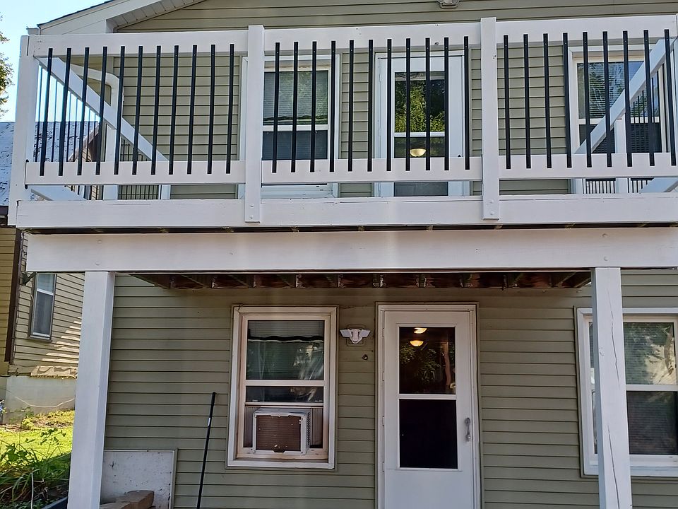 back door and deck