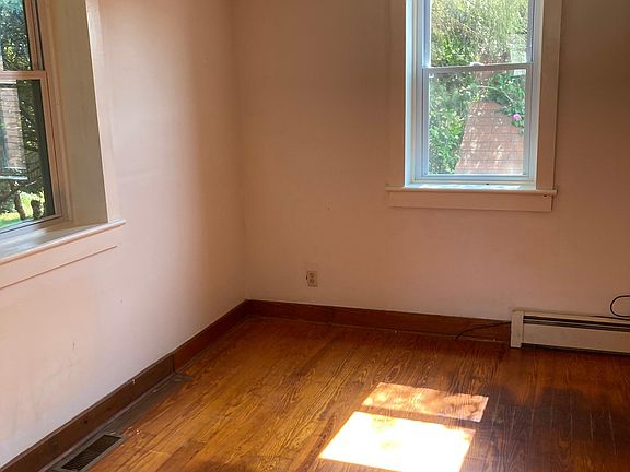 Living room with hardwood flooring