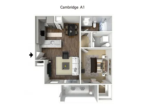 Floor plan Cambridge