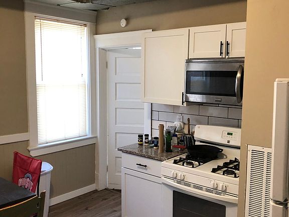 kitchen with Forrest to living room