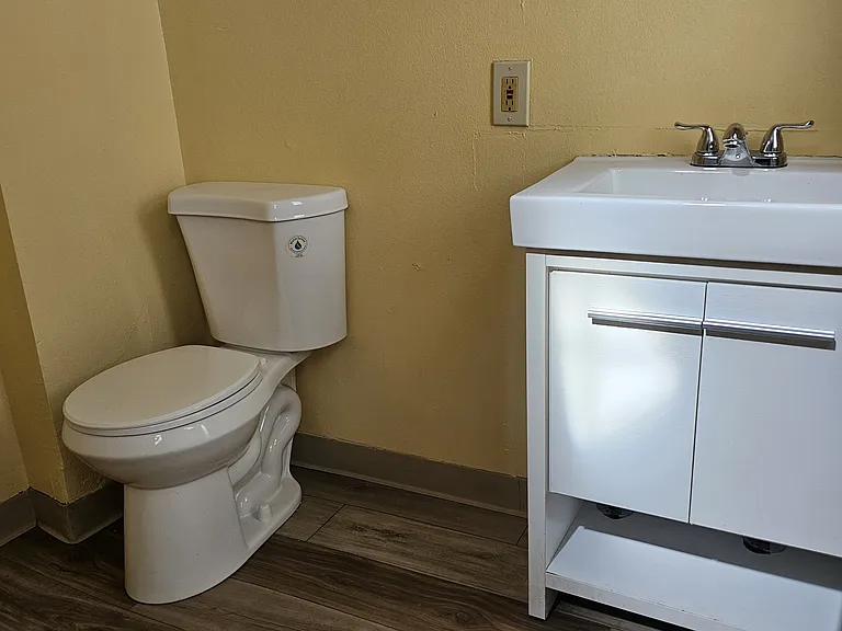 First floor half bath