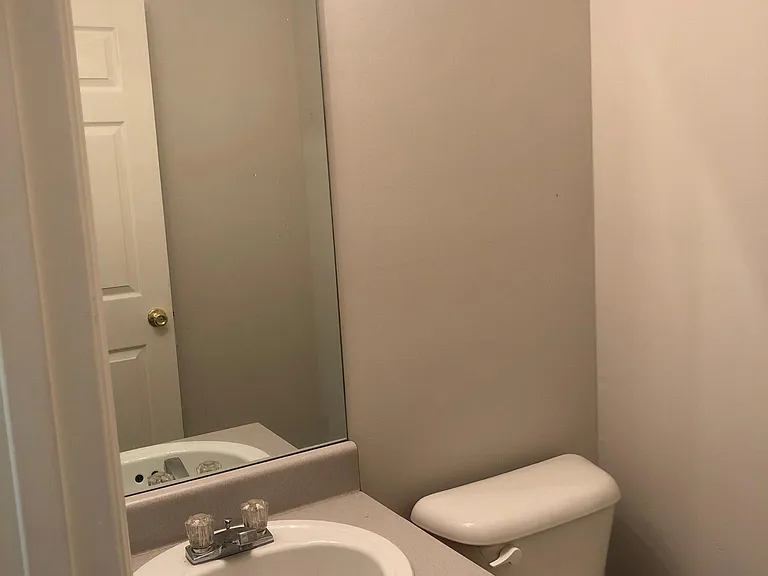 Half bath off from the laundry room