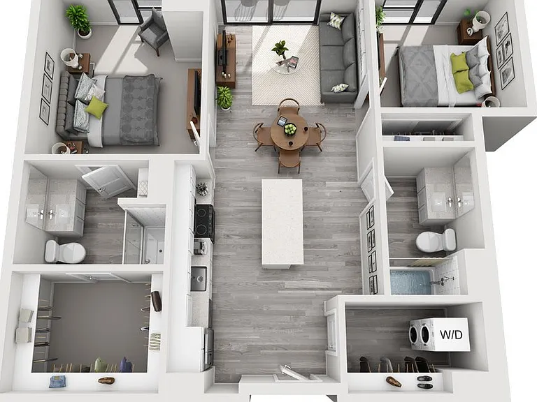 The Glenn - C11b - 2 Beds - 2 Baths - 1129 Sq. ft.