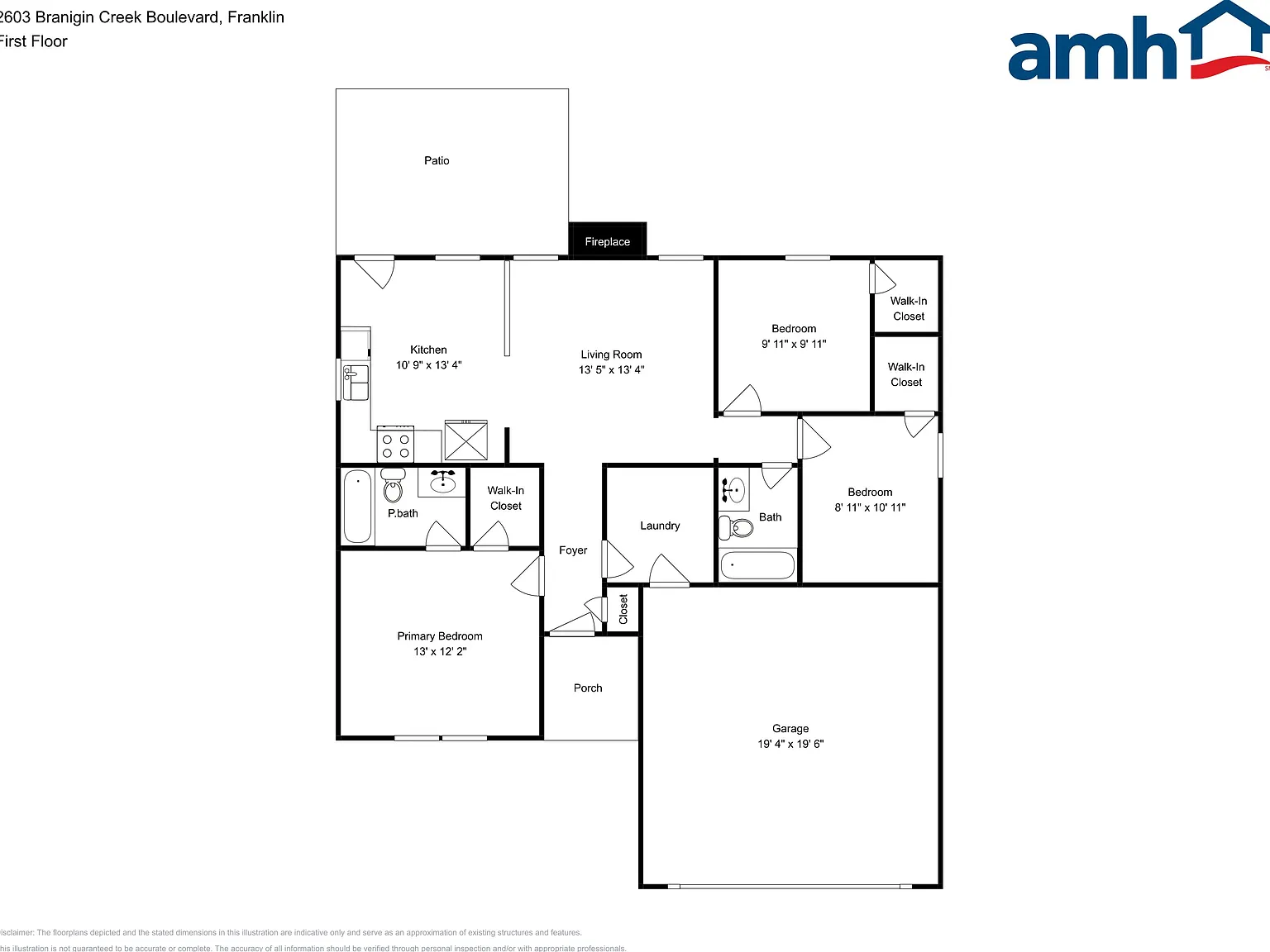 3 bed, 2.0 bath, 1078 sqft, $1,610 — Photo 2