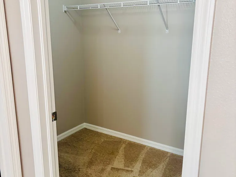 His walk-in closet