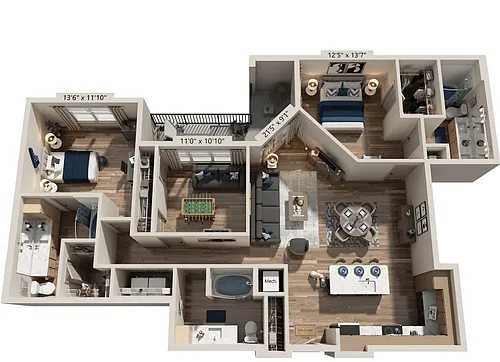 Floor plan James River