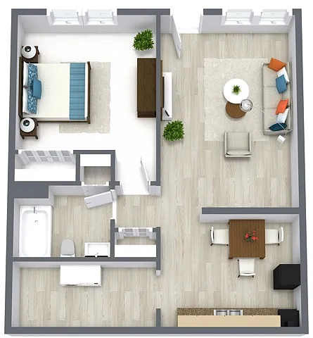 Floor plan Hampton