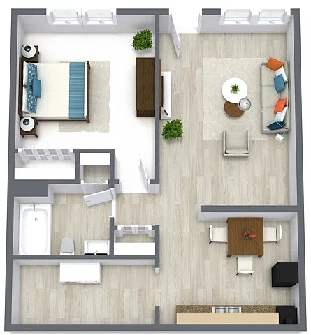 Floor plan Hampton R