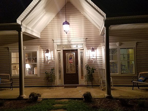 FRONT HOUSE AT NIGHT