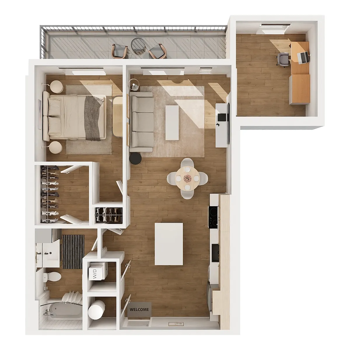 Floor plan A2C.D