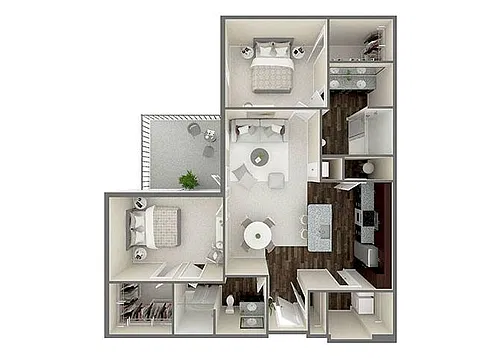 Floor plan K - ADA