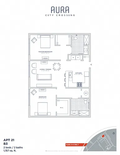 Floor plan B3