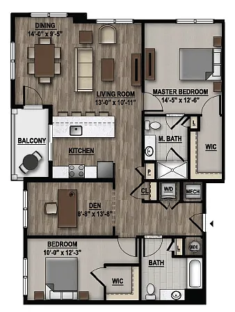 Floor plan 2K