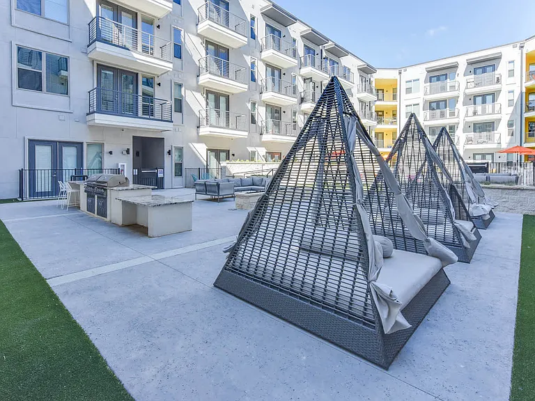 Outdoor Lounge with Grilling Area