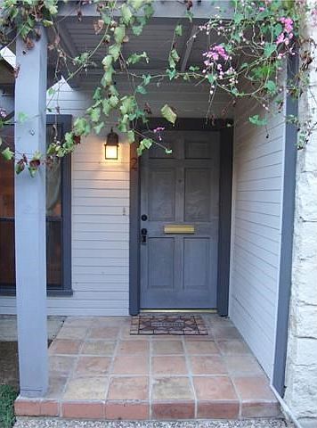 Ground floor unit. Single story floor plan. Covered front