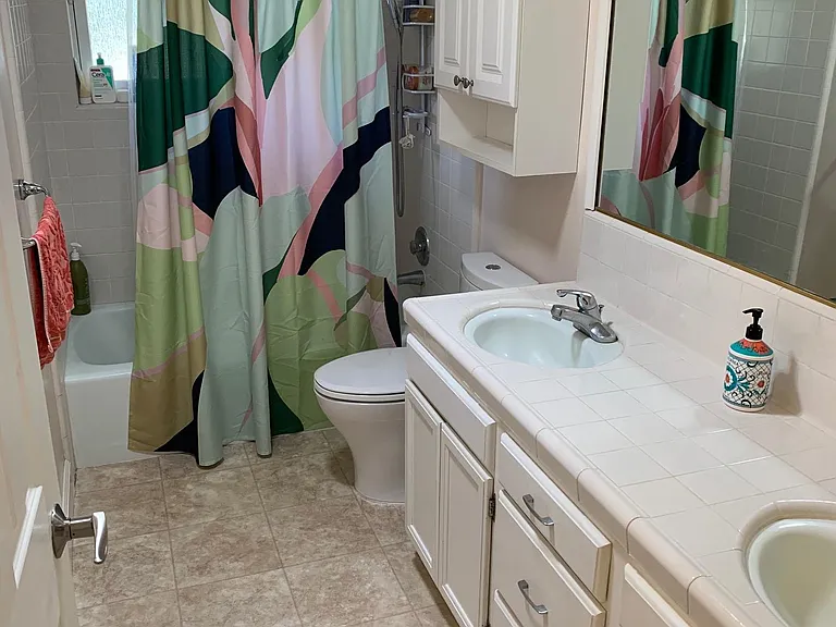 Hallway bathroom
