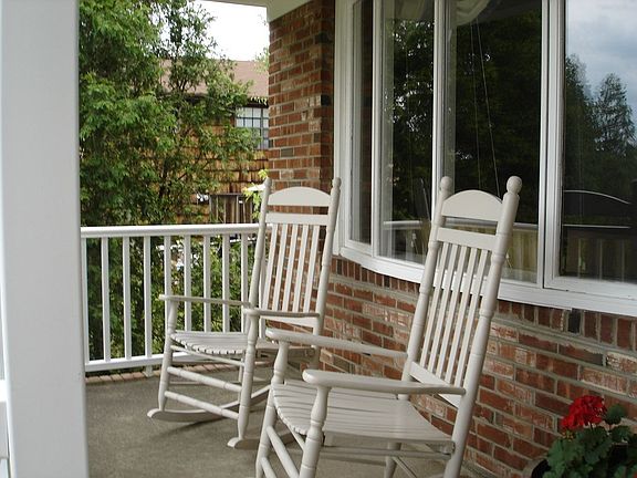 relaxing front porch