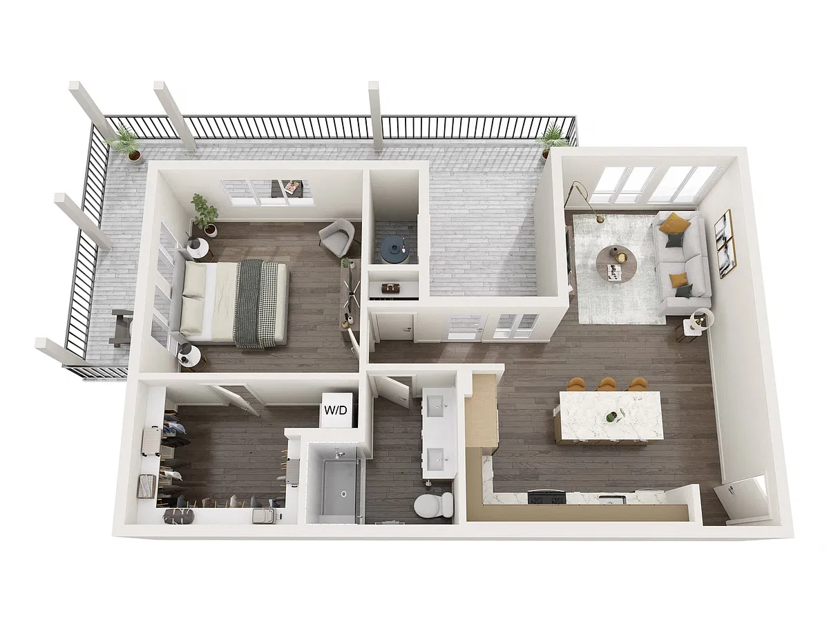 Floor plan 1J