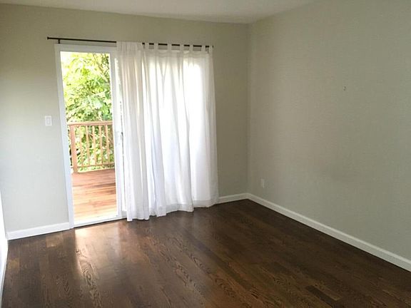 Both bedrooms have closets and hw floors. Br #2 leads to deck