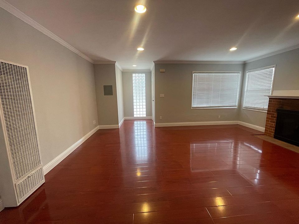 Front door entry way and living room