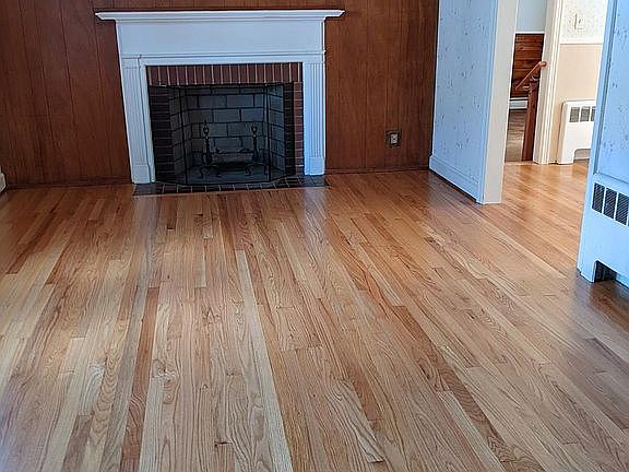 Newly refinshed hardwood