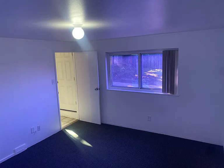 Living Room has tinted windows to reduce sun glare