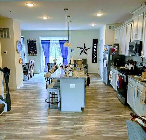 Kitchen and Dining Room (on upper left)