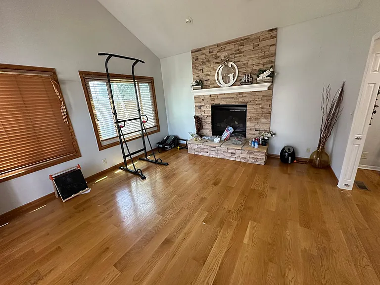Bonus room with second fire place view 1
