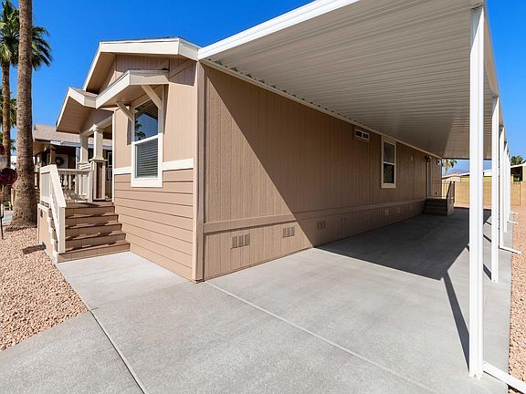 Large, covered carport