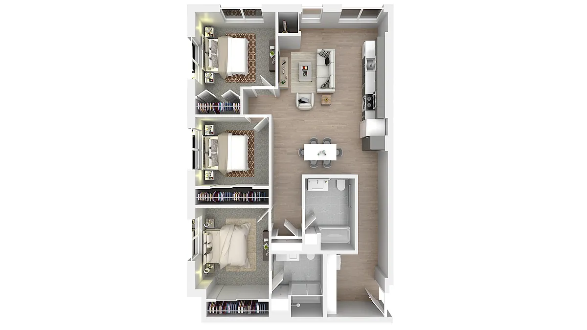 Floor plan C-1 Type A