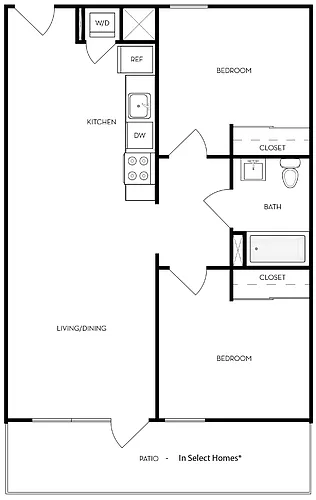 Floor plan C1 C2
