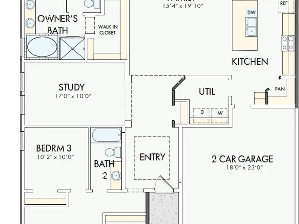 Wildflower Plan, Headwaters 60' - Executive Series