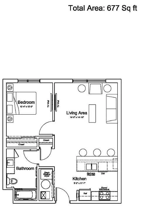 Floor plan 208-1B1B