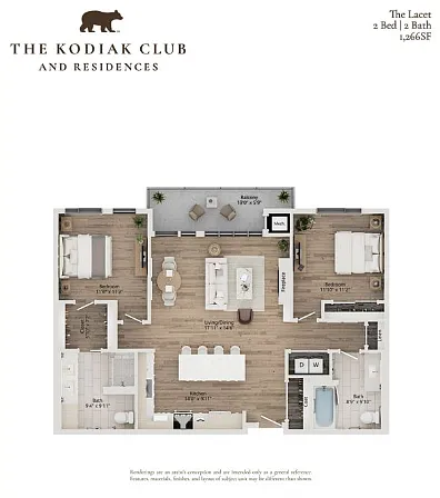 Floor plan The Lacet