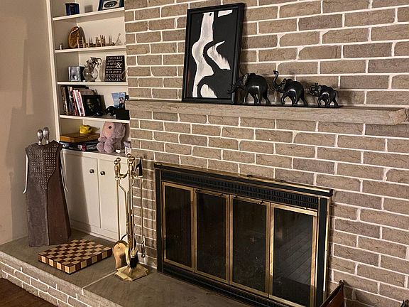 Wood burning fireplace makes this home feel like a cozy cottage.