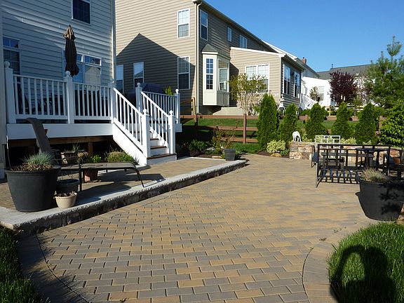 Rear - deck, patio, fence