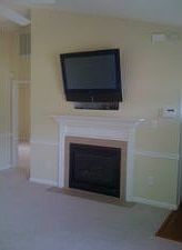 Great room with fireplace